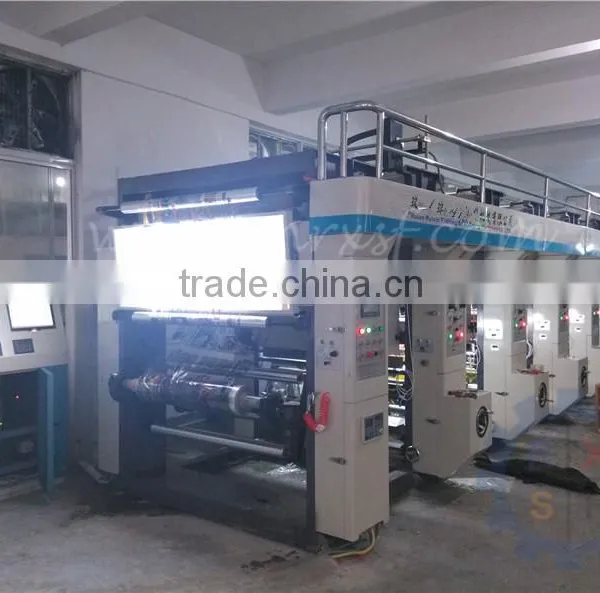 9 Color 1200mm Computer Register and Web Video Gravure Printing Machine Quality Choice