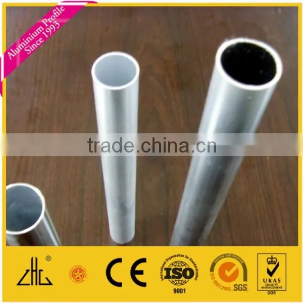 ZHL Zhonglian Powder Coated Natural Anodized Aluminum Rectangular Tube,ribbed Aluminium Tube photo-3