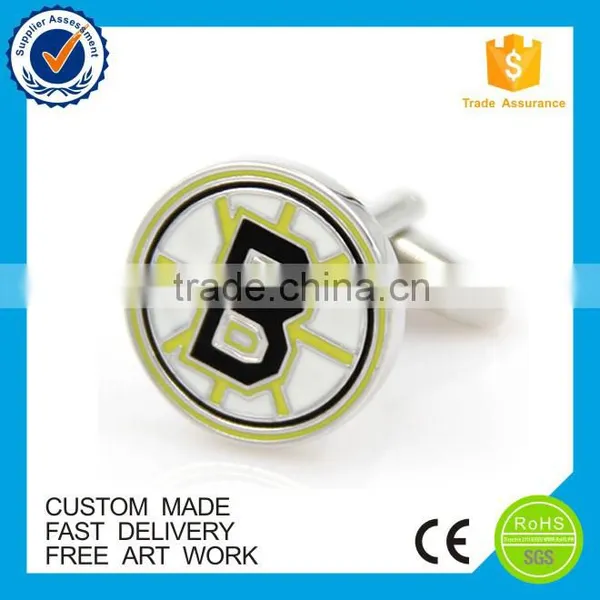 China Made the Brass Metal Round Custom Cufflinks photo-4