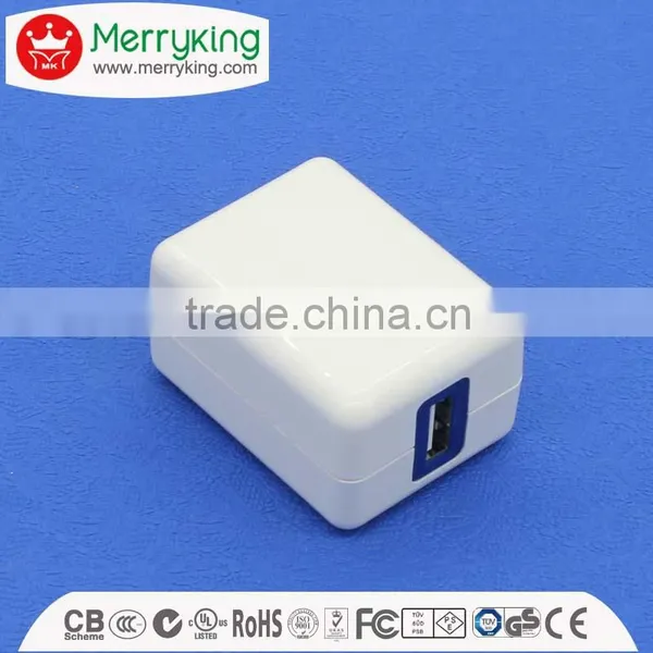 EU and US Markets 5vdc 1a 2a 2.1a Usb Wall Charger Cellphone Accessories photo-3