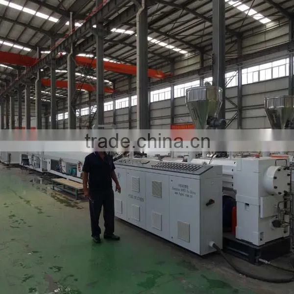PVC 63-160MM SINGLE PIPE LINE WITH PARALLEL TWIN SCREW EXTRUDER ZS75 photo-3