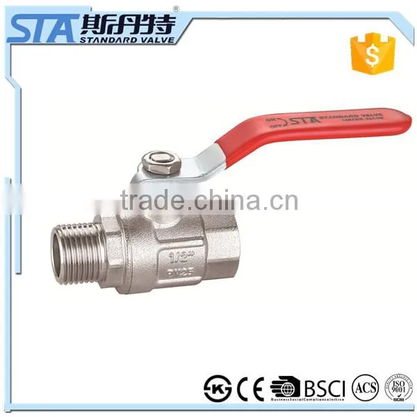 ART.1001 Manufacturer Wholesale 1/2" 3/4" 1" Manual Operated Forged Brass Ball Valve for Water Oil Gas Air Price Made in China photo-2