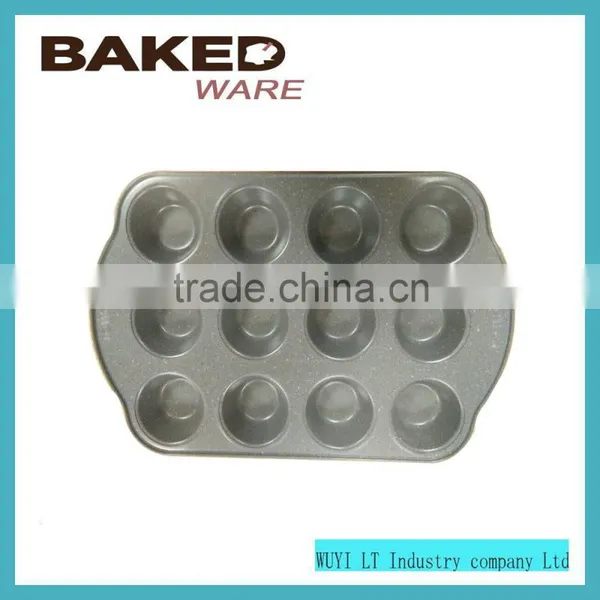 Carbon Steel Cup Jumbo 12 Big Muffin Tray for Round Shape photo-2