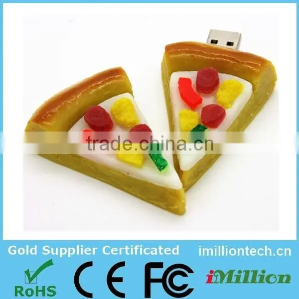 Large Quantity Factory Pizza Shaped Usb Flash Drive photo-2
