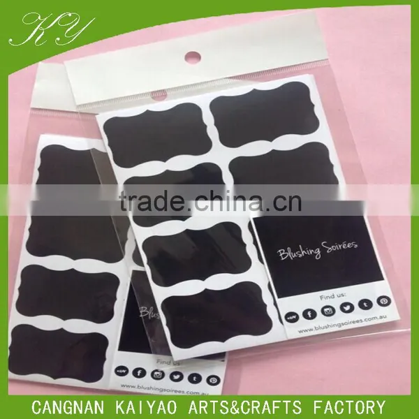 Nice Decorative Removable Adhesive Chalkboard Labels photo-4