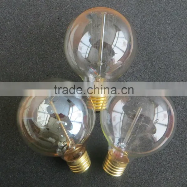 Antique Decorative Carbon Filament Bulb G95 E27 Clear 110-130V or 220-240V photo-2