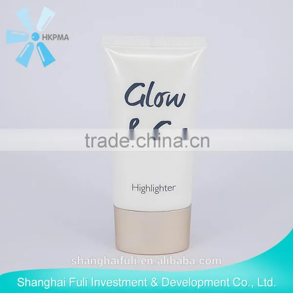 Empty Oval PE Tube for Cosmetic Packaging photo-2