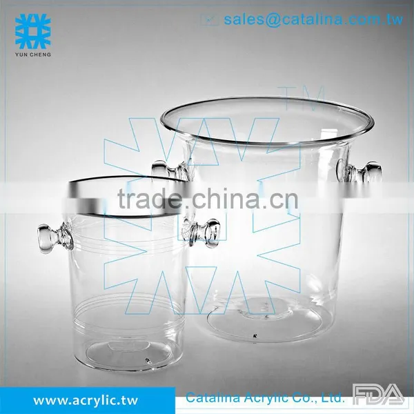 Plastic Acrylic Ice Bucket Wine Rack Wine Cooler Ice Bucket photo-2