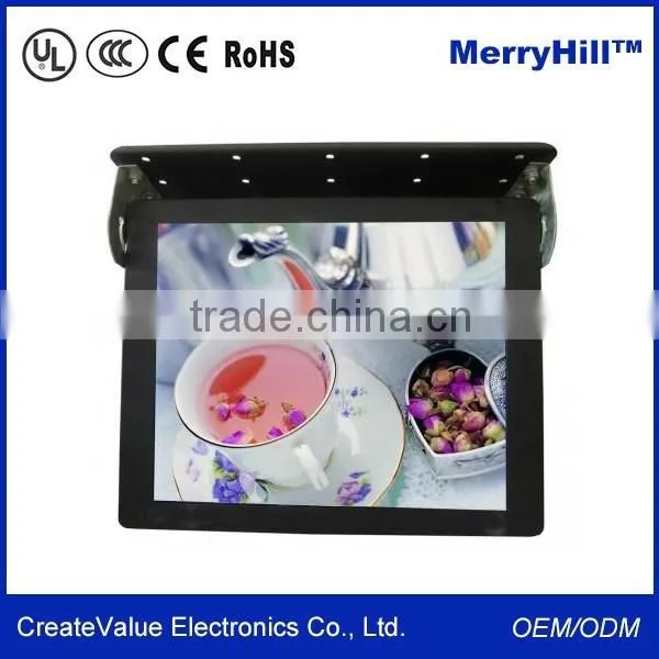 LCD Video Screen 10" 12" 15" 17" 19" 22" Roof/Ceiling Mounting Car Monitor photo-6