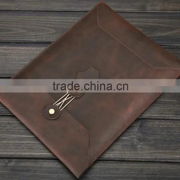2016 High Quality Real Leather Business File Case and Leather Bags for Tablets photo-4