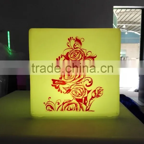 Led Cube With Customer Logo or Pattern Printed for Advertising, Event, Promotion photo-2