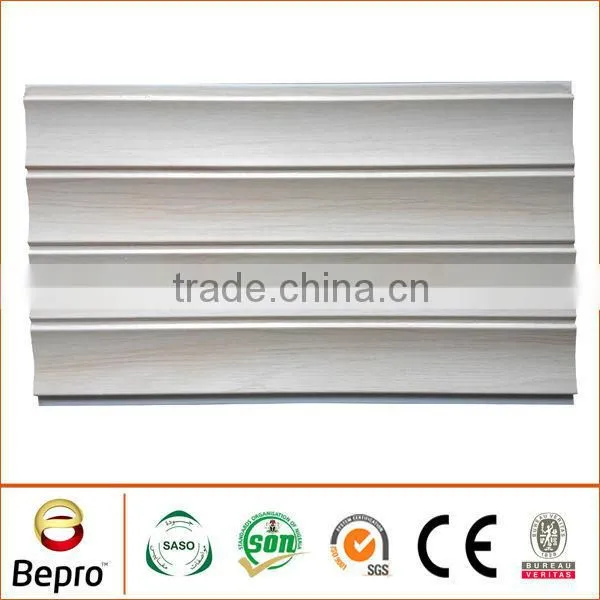 25cm Four Grooves Groove Decorative PVC Wall Panel for Bathroom photo-2