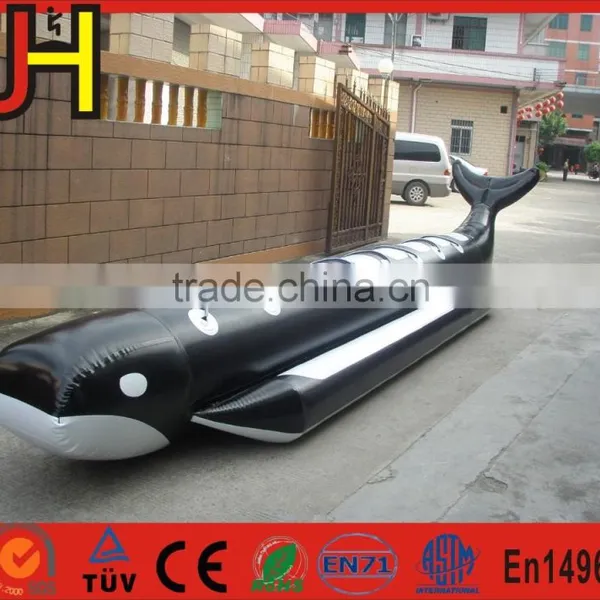 2016 Hot Summer Water Park Inflatable Whale Banana Boat For Sale photo-4