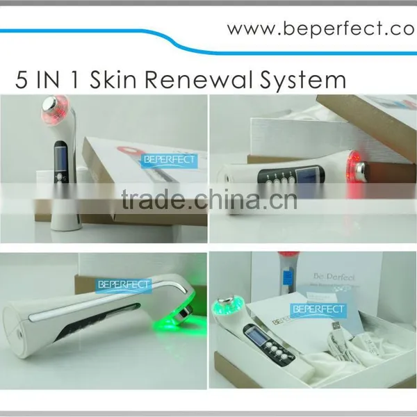 Home Use Nano Light Therapy 3MHZ Ultrasonic Acne Remove Facial Beauty Device photo-5