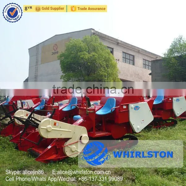 Whirlston currently in stock quick delivery middle rice paddy soybean combine harvester machine