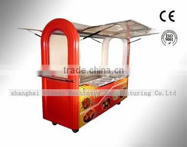 Vending Kinds of Food in the Street Mobile Hand Push Food Cart for Sale photo-5