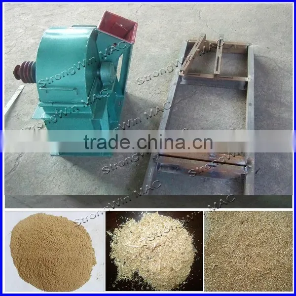 Strongwin Low Price Wood Sawdust Crusher Wood Pallet Crusher for Sale Diesel Wood Crusher