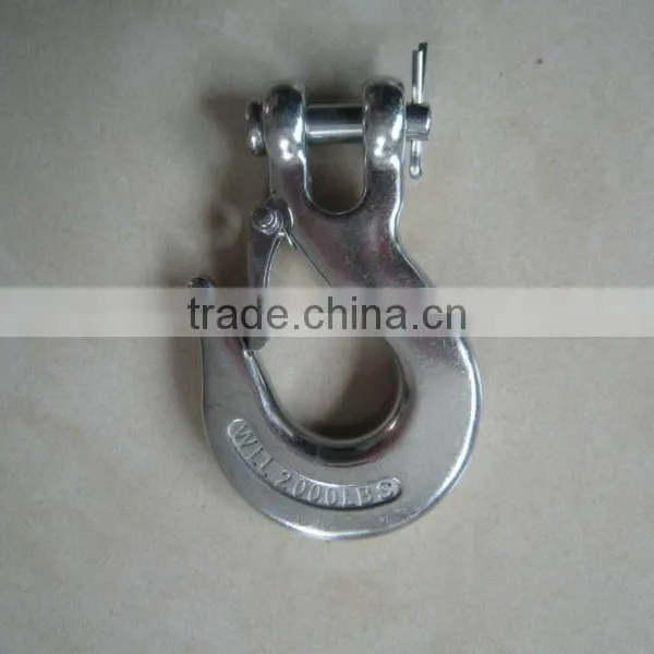 Stainless Steel Clevis Slip Hook With Latch