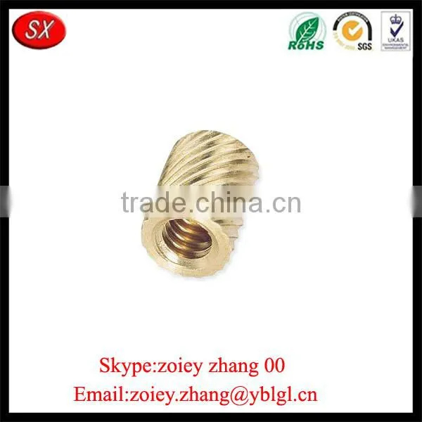 Guangdong Province OEM Serve Brass Slotted Coarse Threaded Insert photo-4
