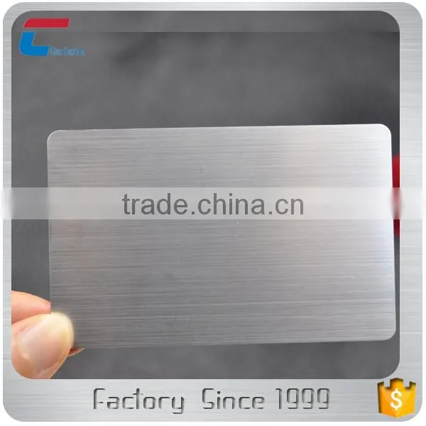 Custom Bronze Brushed Metal Cards/gold (silver) Brushed Stainless Steel Metal Cards photo-4