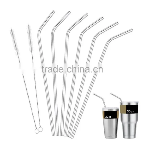 Drinking Straws,Stainless Steel Beverage Straws for Juice Milk 30 OZ Tumbler photo-3