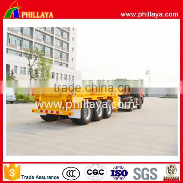 2 Axle 3 Axle Gooseneck Skeletal Container 20ft 40ft 60ft Trailer With Factory Price photo-6