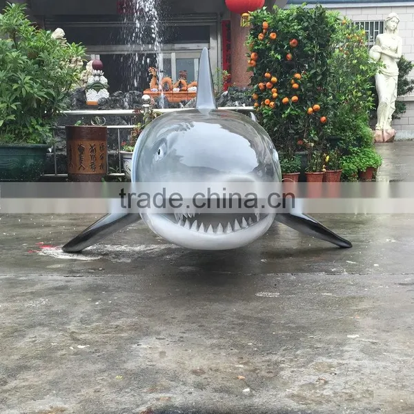 Fiberglass Shark Statue Figurine photo-2