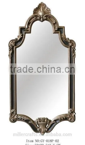 PU Mirror Eco-friendly Wall Picture Frame Manufacturer Ornate Mirror Frame Wholesales photo-4