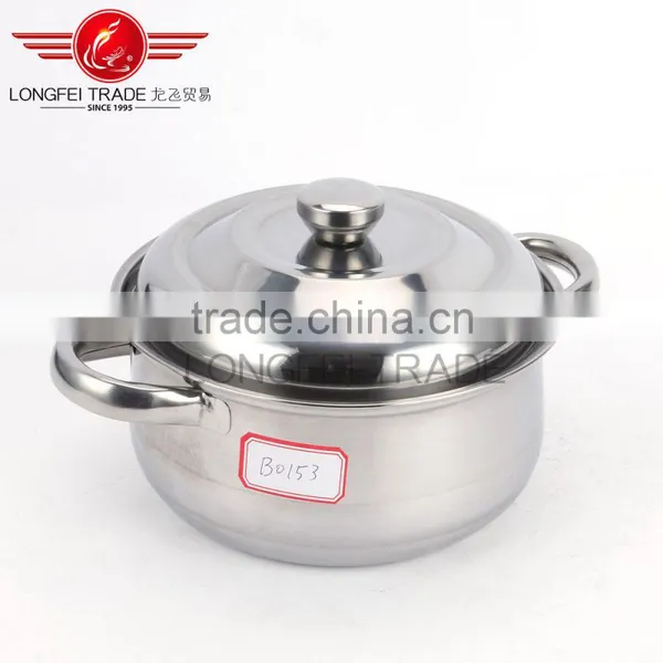 Hot Selling 4PCS Stainless Steel Stock Pot Set Cooking Pot Cookware Set photo-3