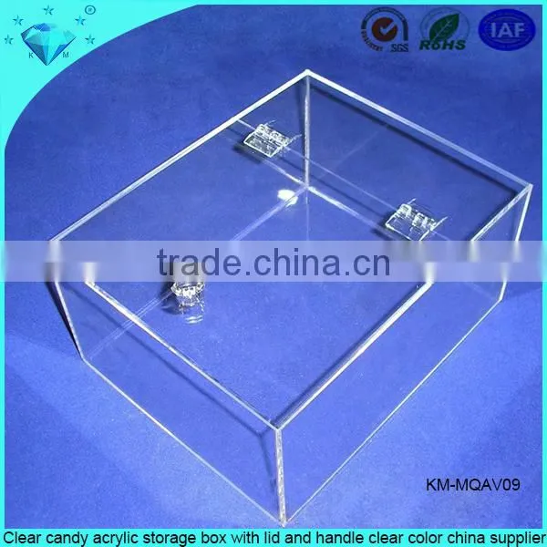 Custom Made All Kinds of Size Acrylic Sugar Box,clear Plexiglass Storage Box photo-2