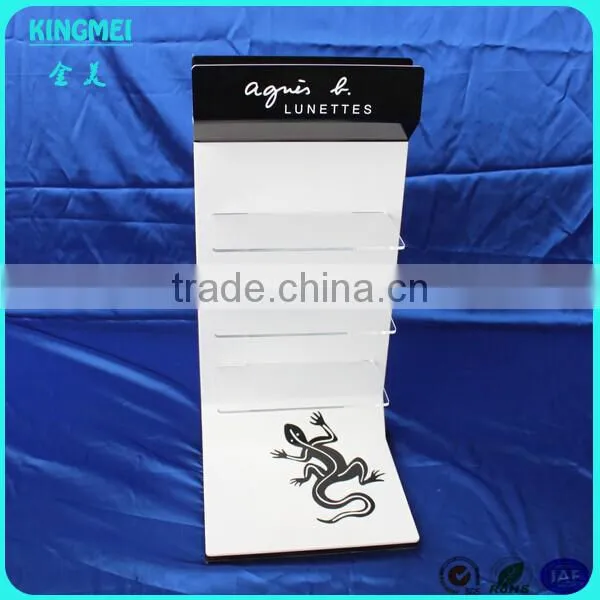Wholesale Price 5,7 Tiers Stair Steps Acrylic Glasses Display Modern Rack , Acrylic Sunglasses Display Stand photo-5