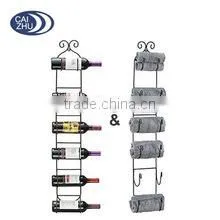 Wall Mount Wine Rack Holder Storage Holds 9 Bottles photo-4