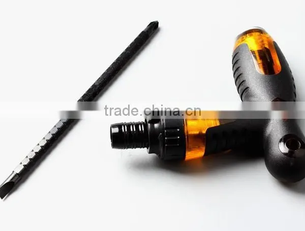 Double-head Extension T Type Mini Ratchet Screwdriver Ratcheting Magnetic photo-5