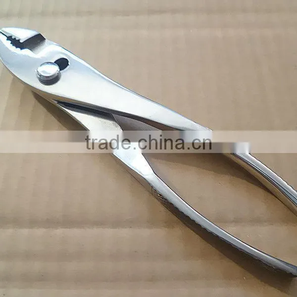 8" Adjustable Combination Pliers Stainless Steel Hand Tools photo-6