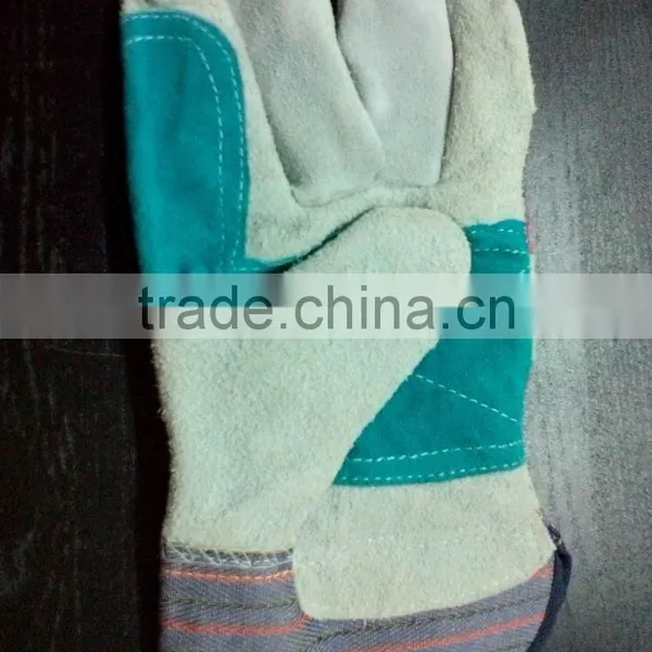 Guangzhou Supply for Safety Cow Split Leather Welding Gloves photo-4