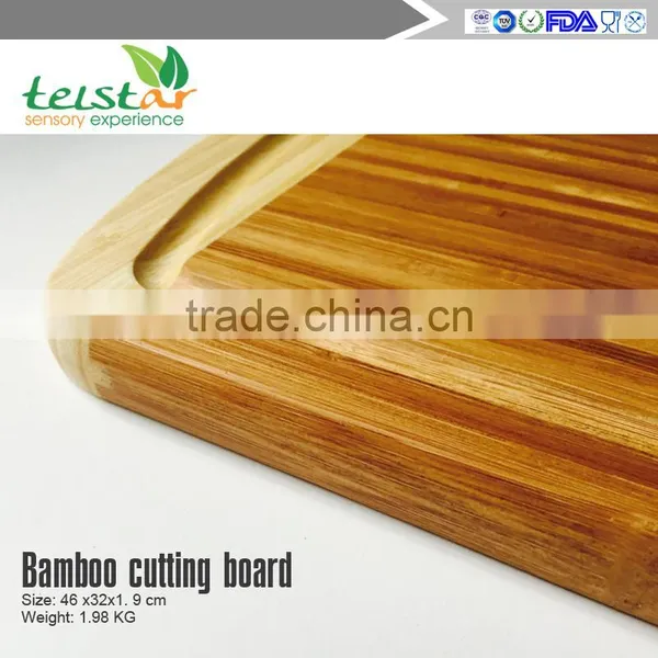 Manufacturers Selling Customizable Launder Bamboo Chopping Block 18 * 12.5 * 0.7 Inch photo-5