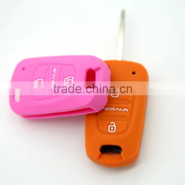 Hot-sale Product Custom 3 Button Smart Remote Key Silicon Cover for Hyundai photo-5