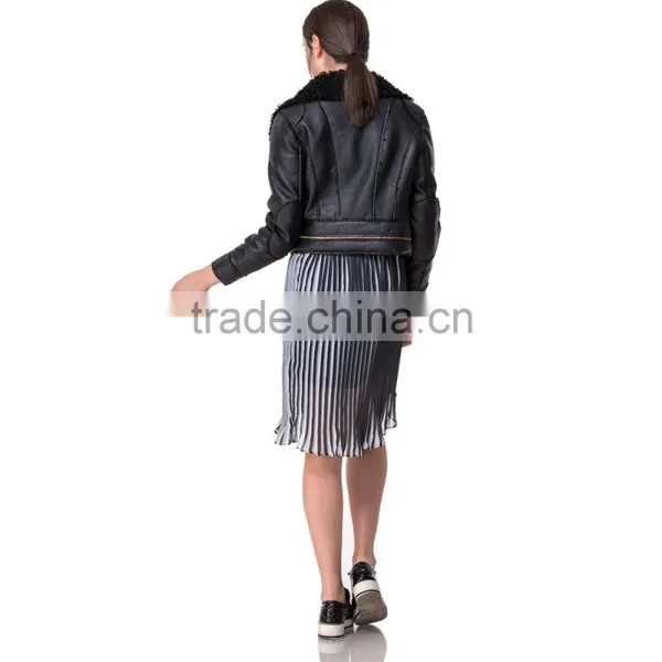 Guangzhou Domin Fashion Factory Directly Wholesale 2017 Ladies Winter Jacket photo-5