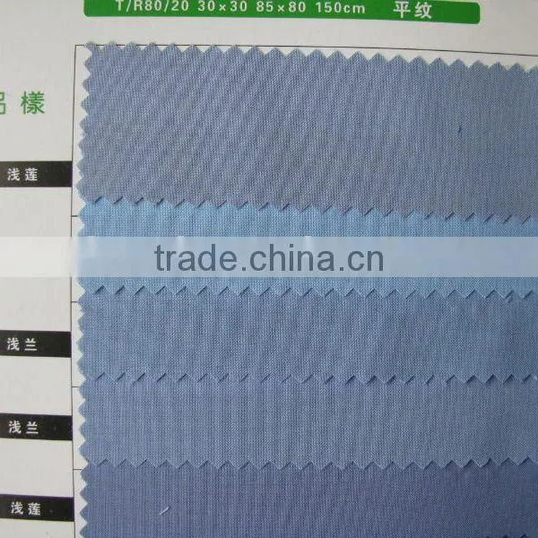 T/R 80/20 Shirt Fabric