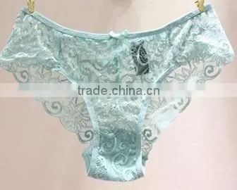 Sexy Transparent Ladies Underwear Cotton Lace Panties/women in Transparent Underwear photo-5