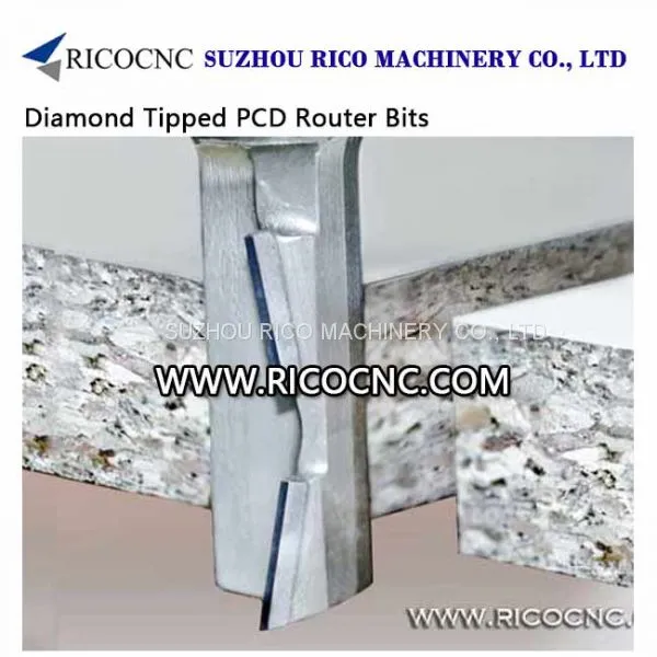 Diamond Tipped PCD CNC Router Bits for Wood CNC Nesting photo-2