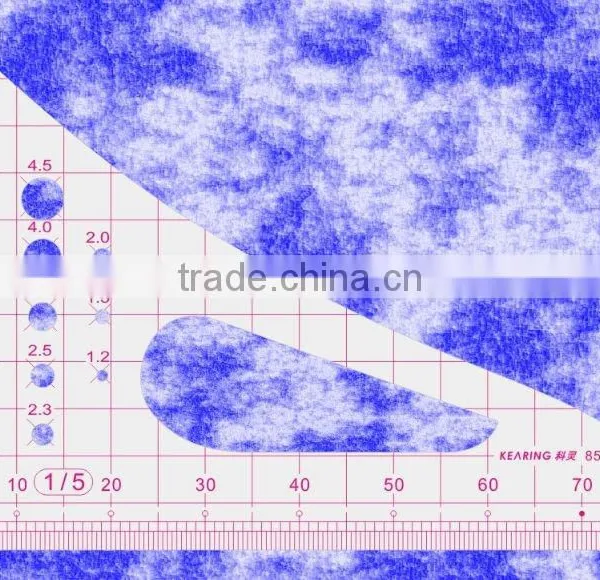 Kearing High Quality 1.2mm Thickness Scale Rulers Sandwich Printing Plastic Rulers1:5 #8515 photo-5