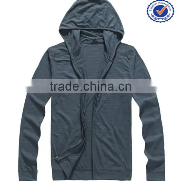 Bulk Plain Wholesale Slim Fit Custom Hoodies for Men photo-2