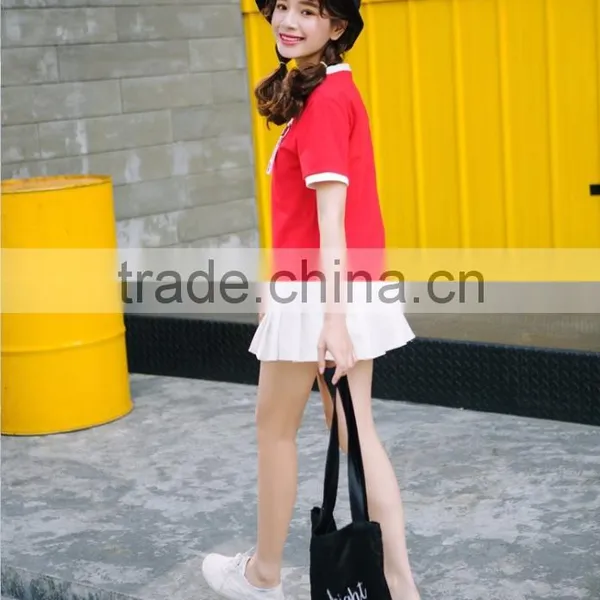 Cotton Summer Round Neck Girl t Shirt photo-5