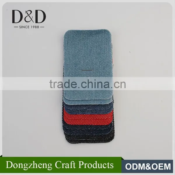 Chinese Supply Plain Sublimation Custom Embroidered Patches With Iron on Back photo-2