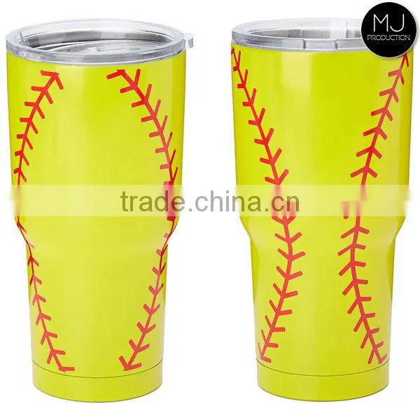 STOCKED LOW MOQ Baseball Tumbler photo-3