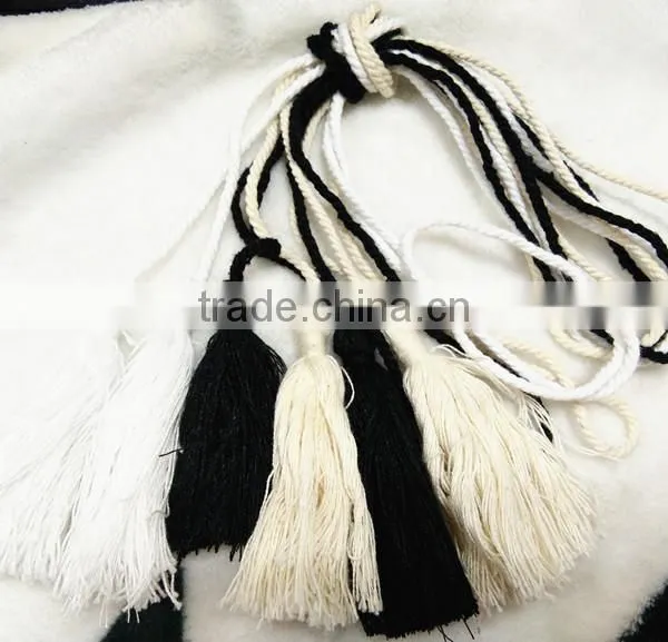 Hot Sale Handmade 100% Cotton Tassel Decorative With Braided photo-4
