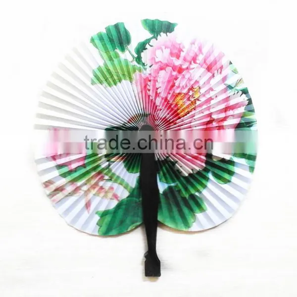 Factory Direct Paper Fan Travel Fan Hand Holder Fan photo-2
