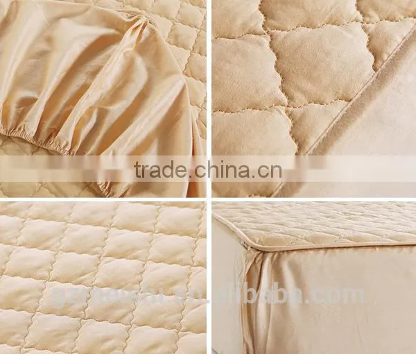 Chinese Supplier Crib Solid Color Waterproof Mattress Protector for Hotel/home photo-3