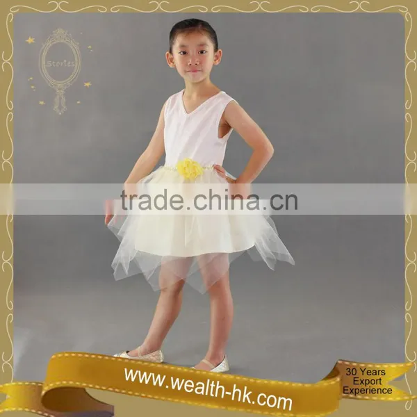 Sweety Elegant Pure Color Girls Princess Dress photo-3
